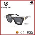 black color mens sunglasses injected Italian brand sunglasses